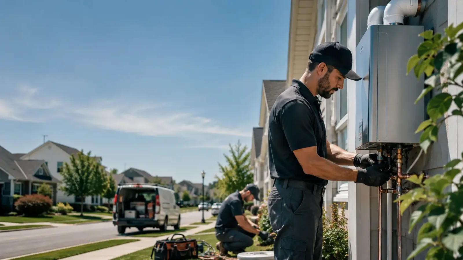 Tankless Water Heater Installation in Conway, MI